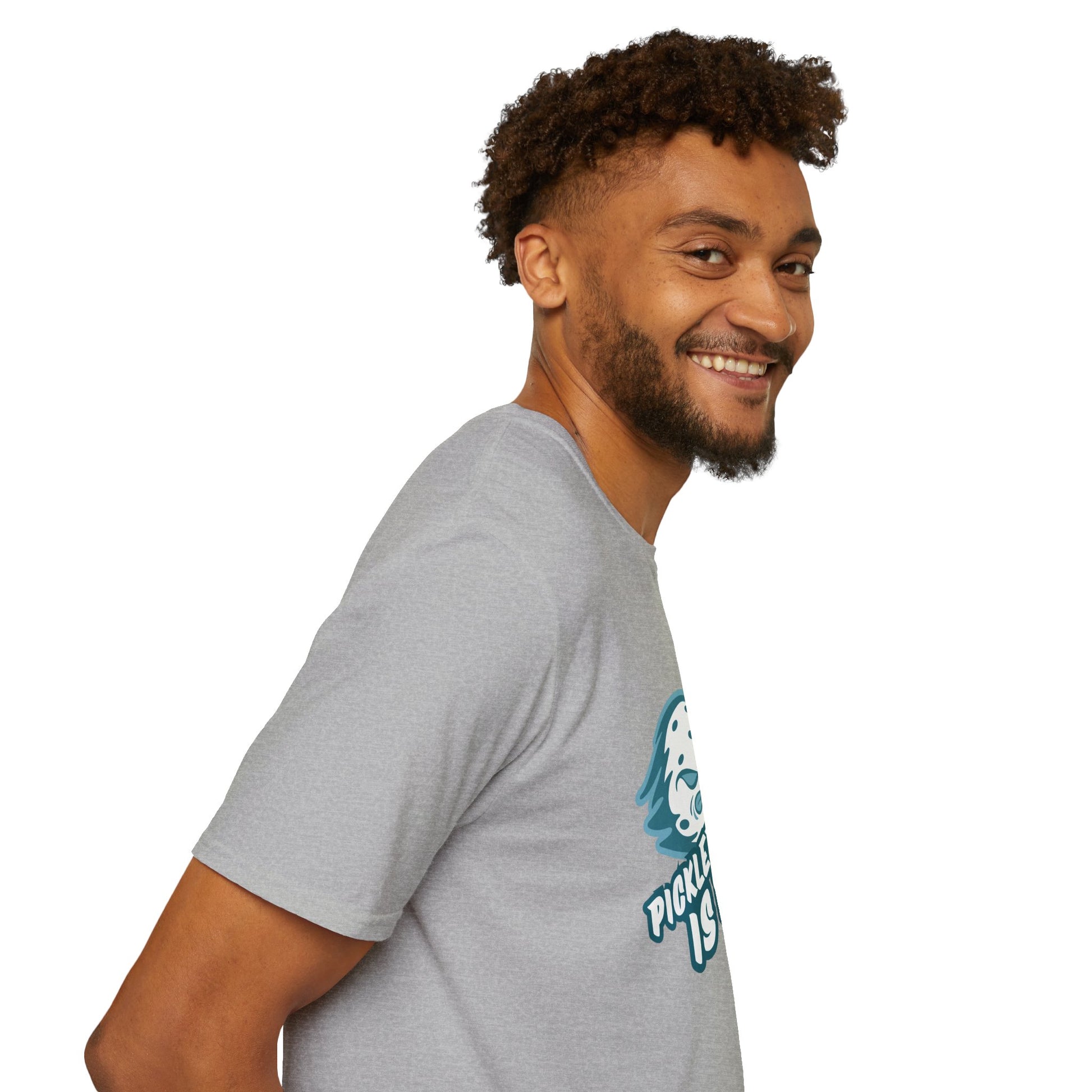 Men's Funny Pickleball T-Shirt - Pickleball Is Fire
