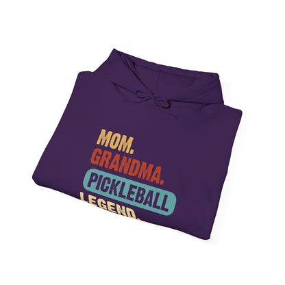 Women's Soft Pickleball Hoodie - Mom Grandma Pickleball Legend