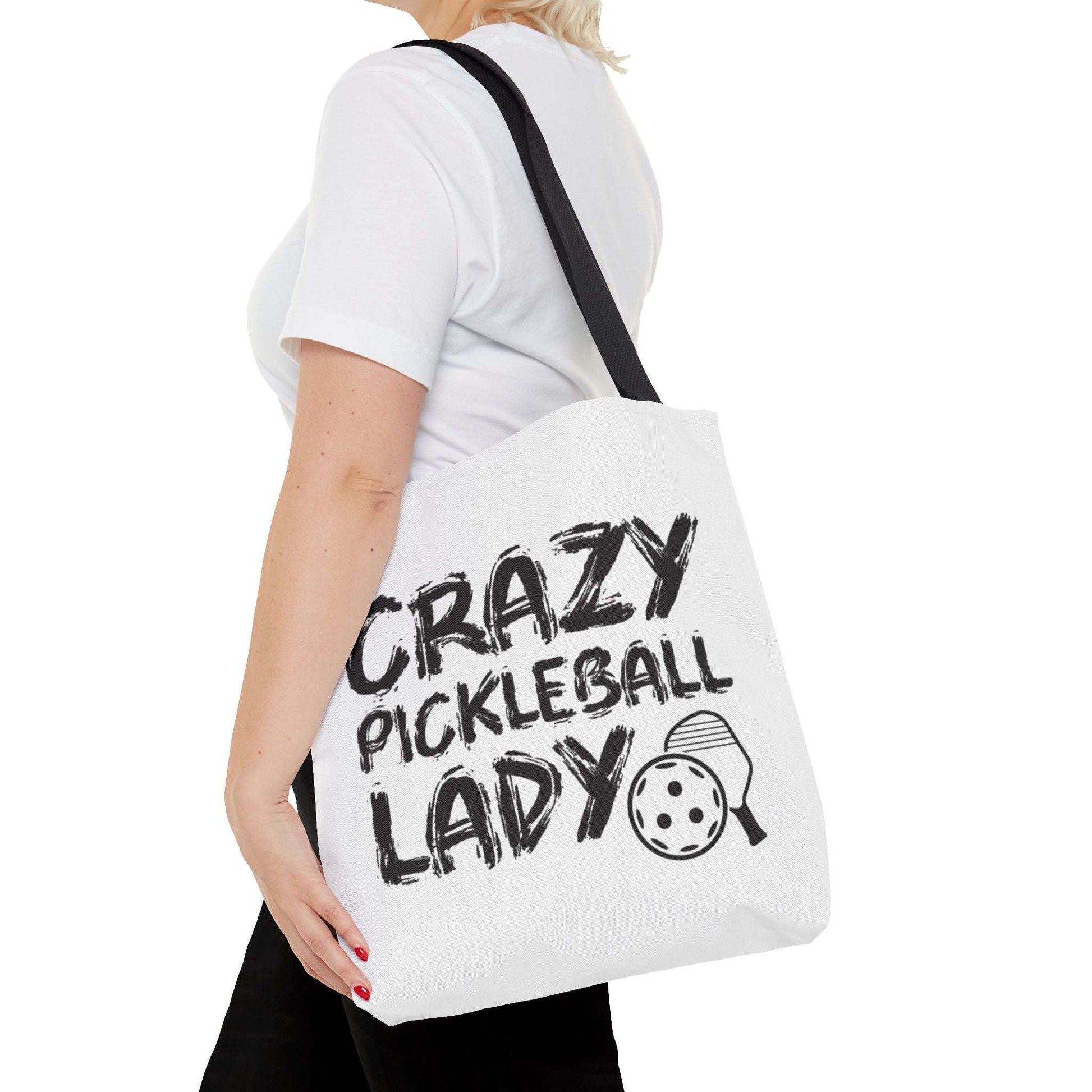Pickleball Hilarious Tote Bag - Crazy Pickleball Lady