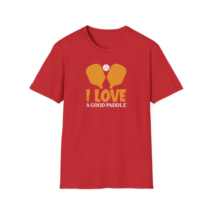 Men's Playful Pickleball T-shirt - I Love a Good Paddle