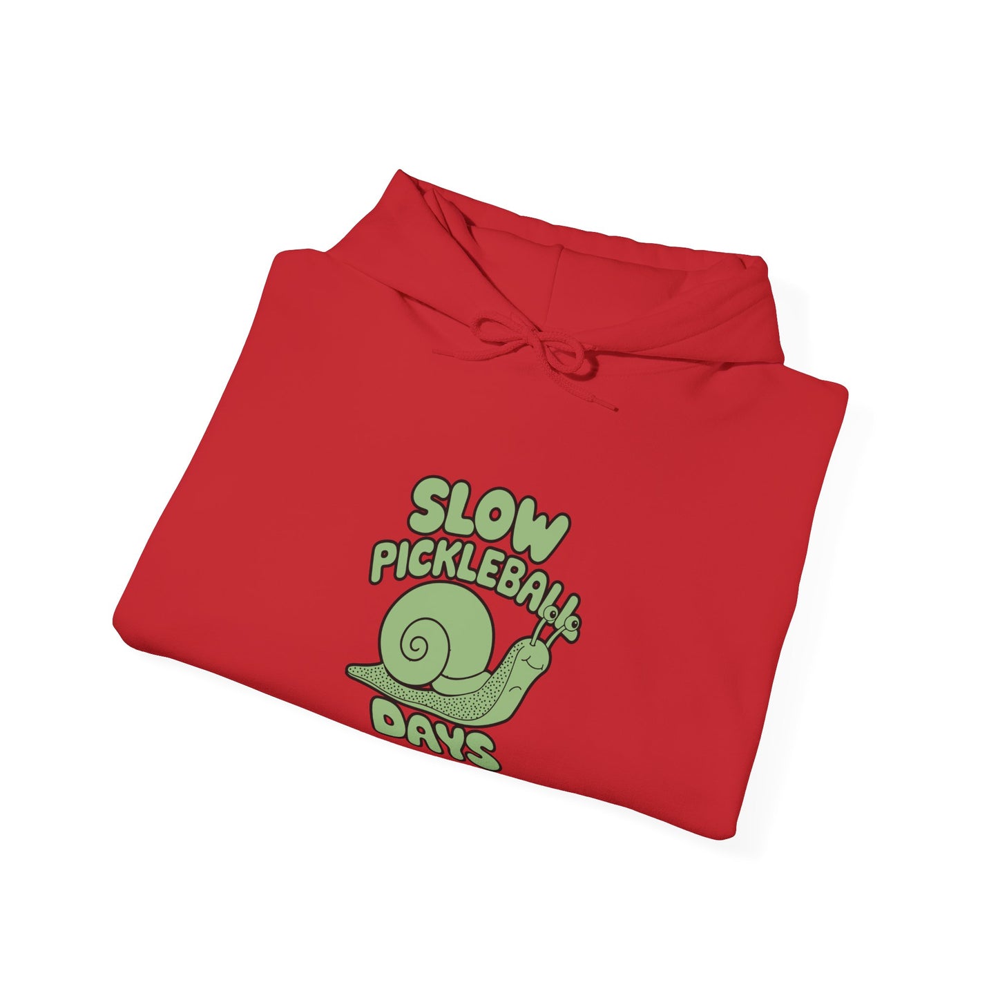 Men's Comfy Pickleball Hoodie - Slow Pickleball Days