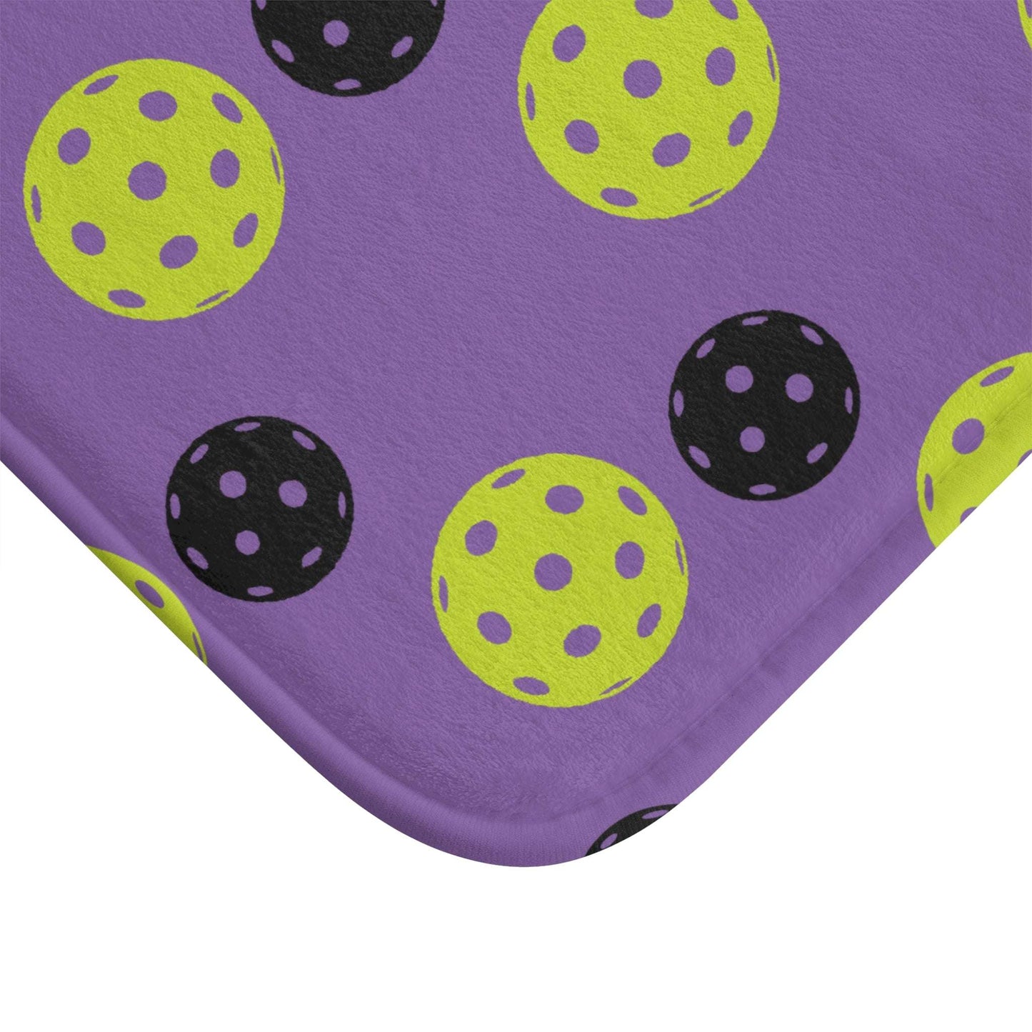 Pickleball Fun Bath mat - Balls Pattern