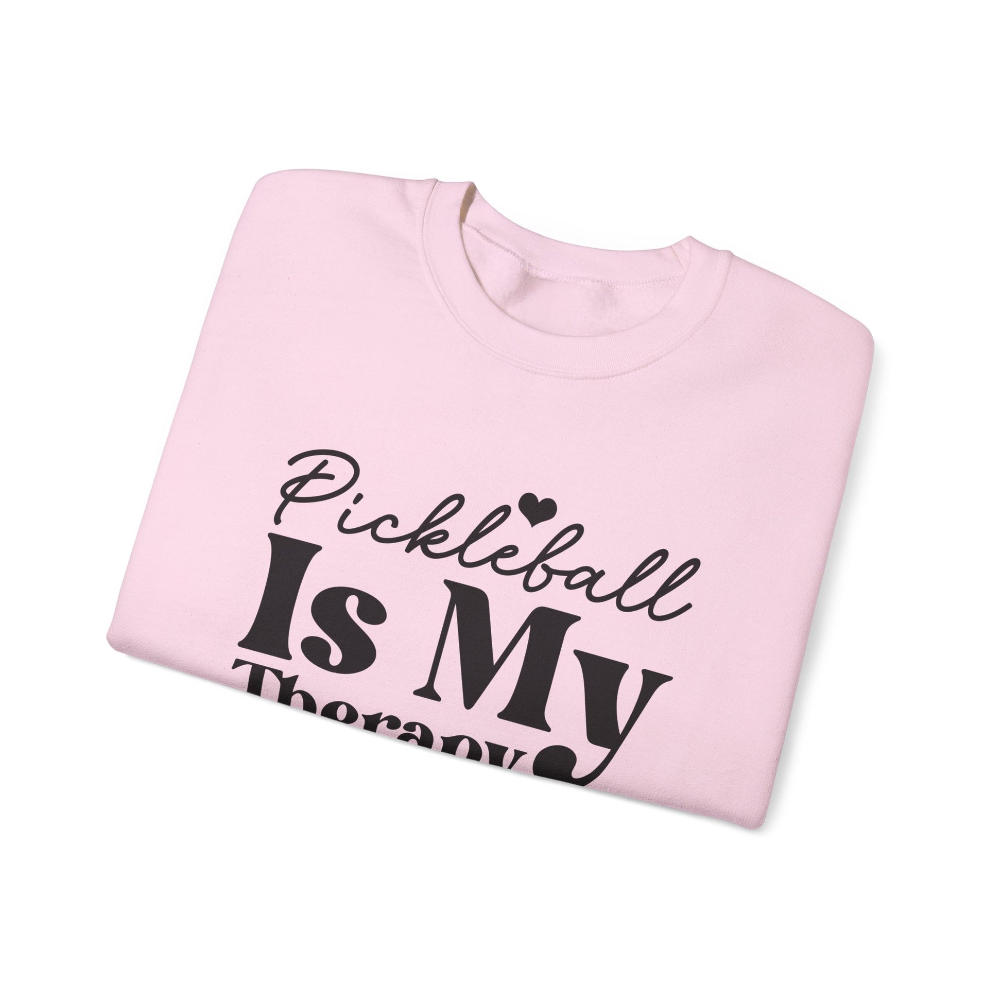 Women's Comfy Pickleball Sweatshirt - Pickleball Is My Therapy