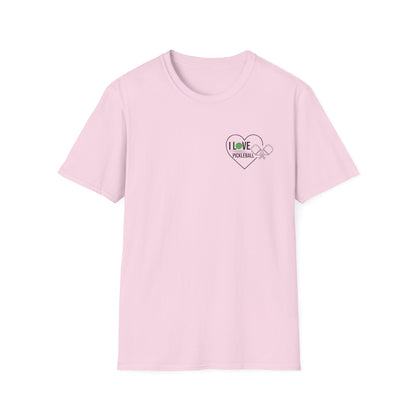Women's Cute Pickleball T-shirt - Paddle Battle