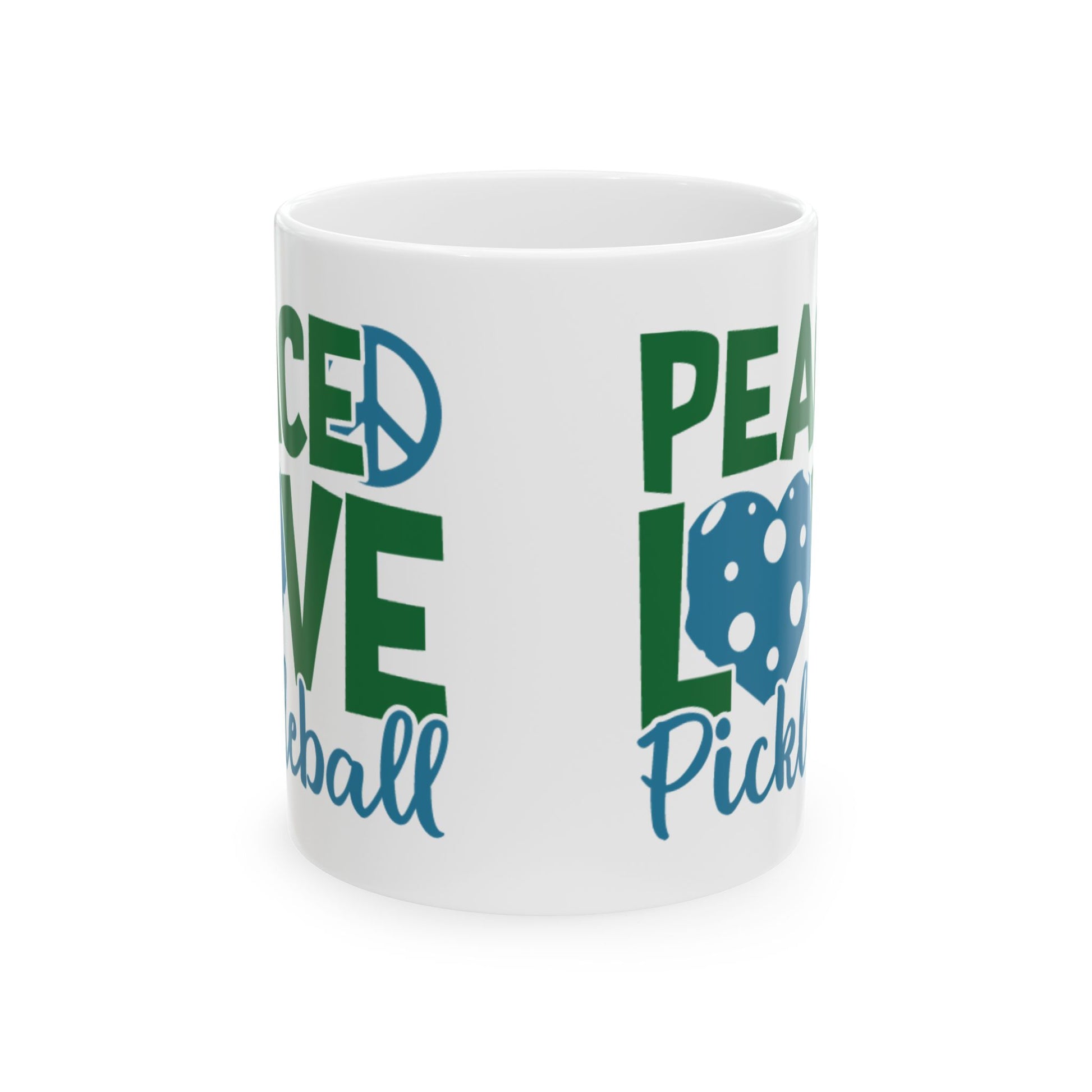 Pickleball Funny Mug - Peace, Love, Pickleball
