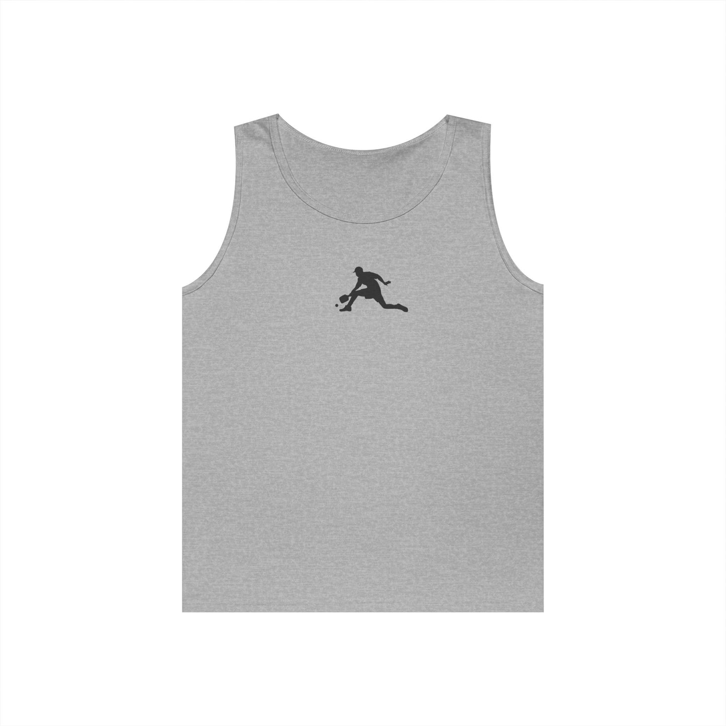 Men's Soft Pickleball Tank Top - Pickleball Player Grey