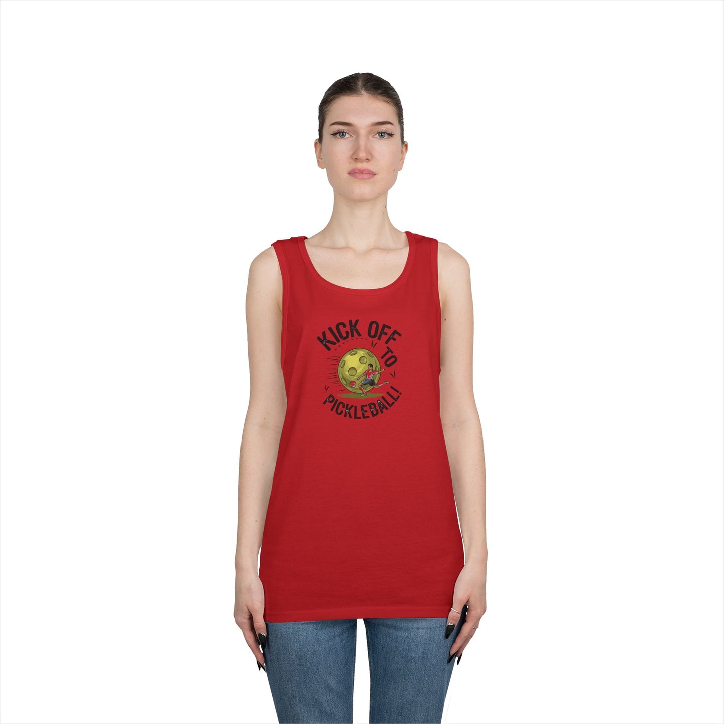 Women's Soft Pickleball Tank Top - Kick Off to Pickleball