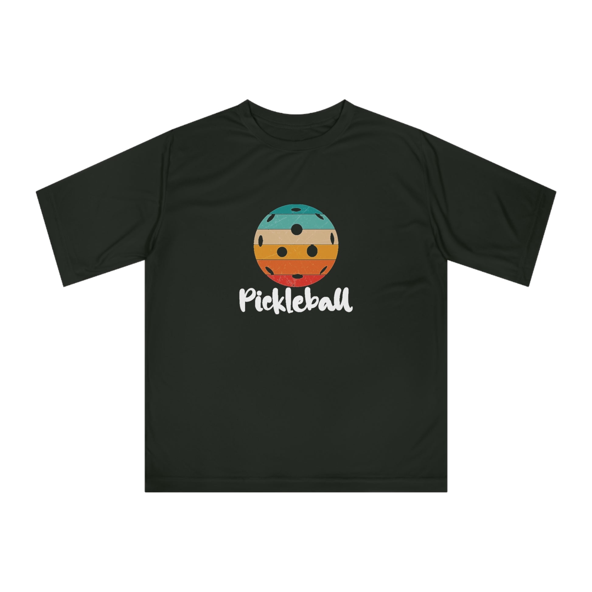 Women's Funny Pickleball T-Shirt - Pickleball & Ball Black