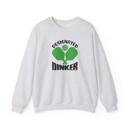 Women's Durable Pickleball Sweatshirt - Designated Dinker Gray