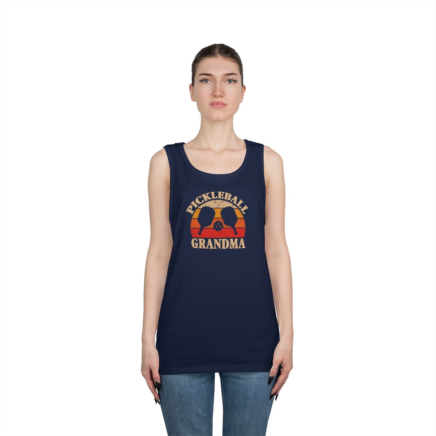 Women's Durable Pickleball Tank Top - Pickleball Grandma