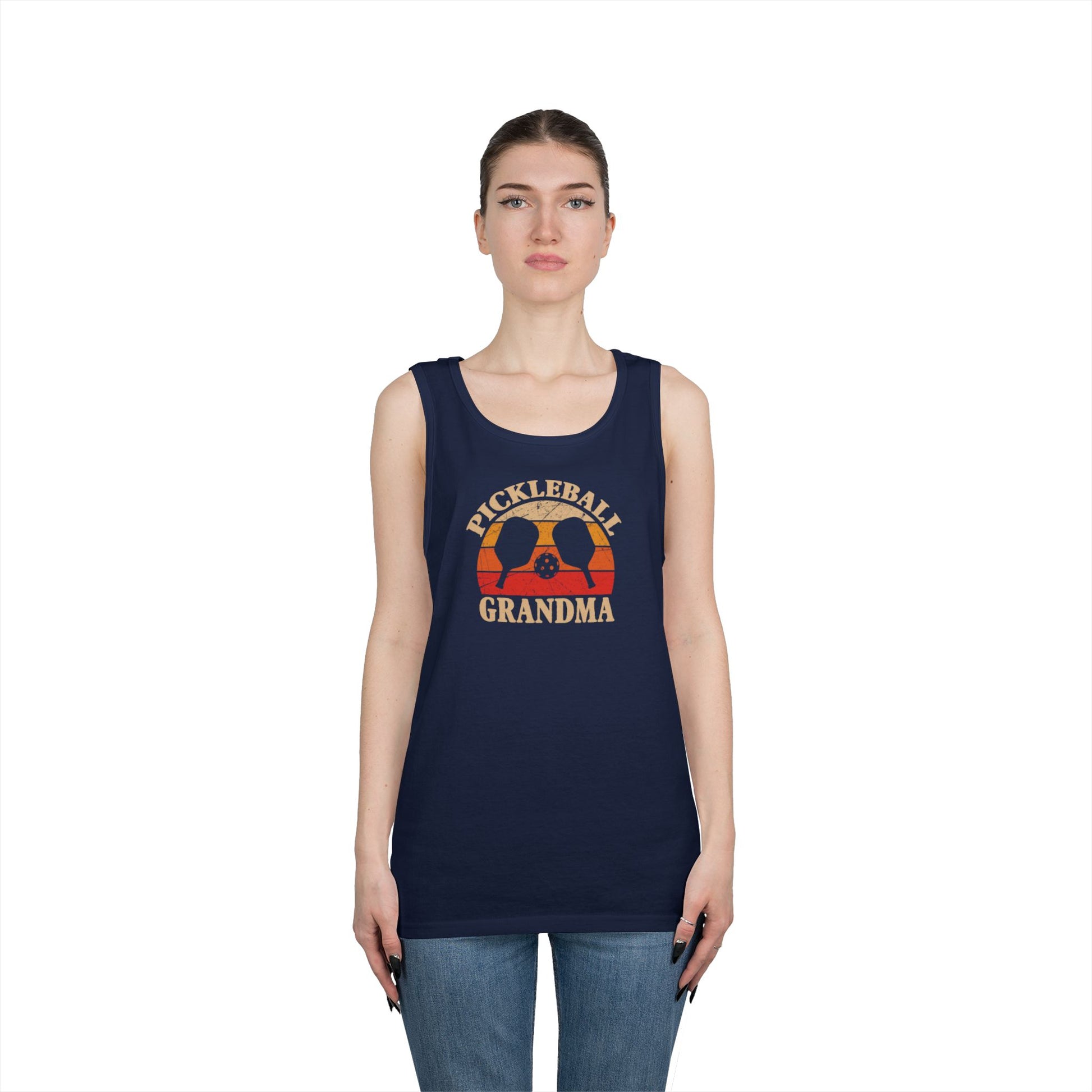 Women's Durable Pickleball Tank Top - Pickleball Grandma