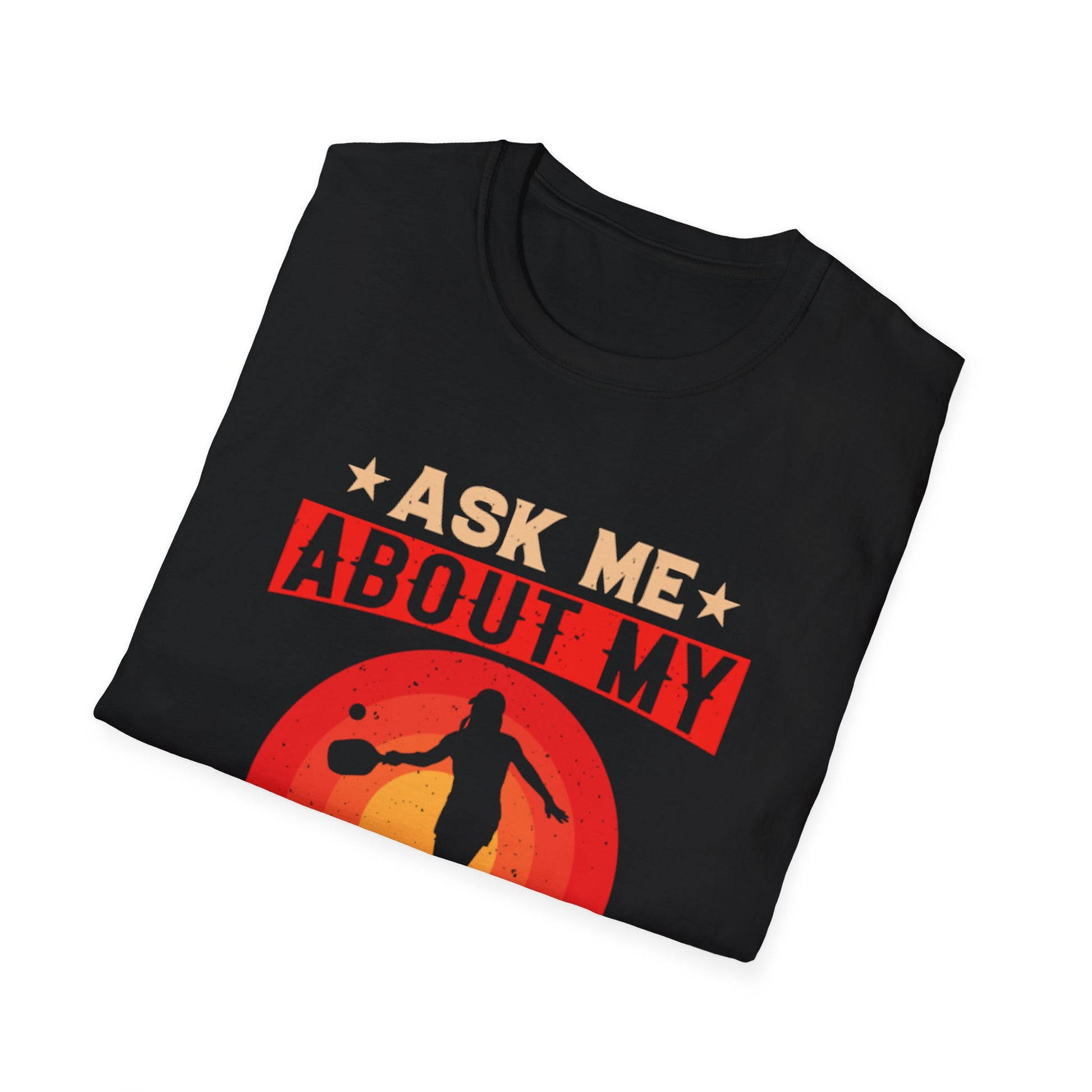 Men's Funny Pickleball T-Shirt - Ask Me About My Pickleball Skills Retro