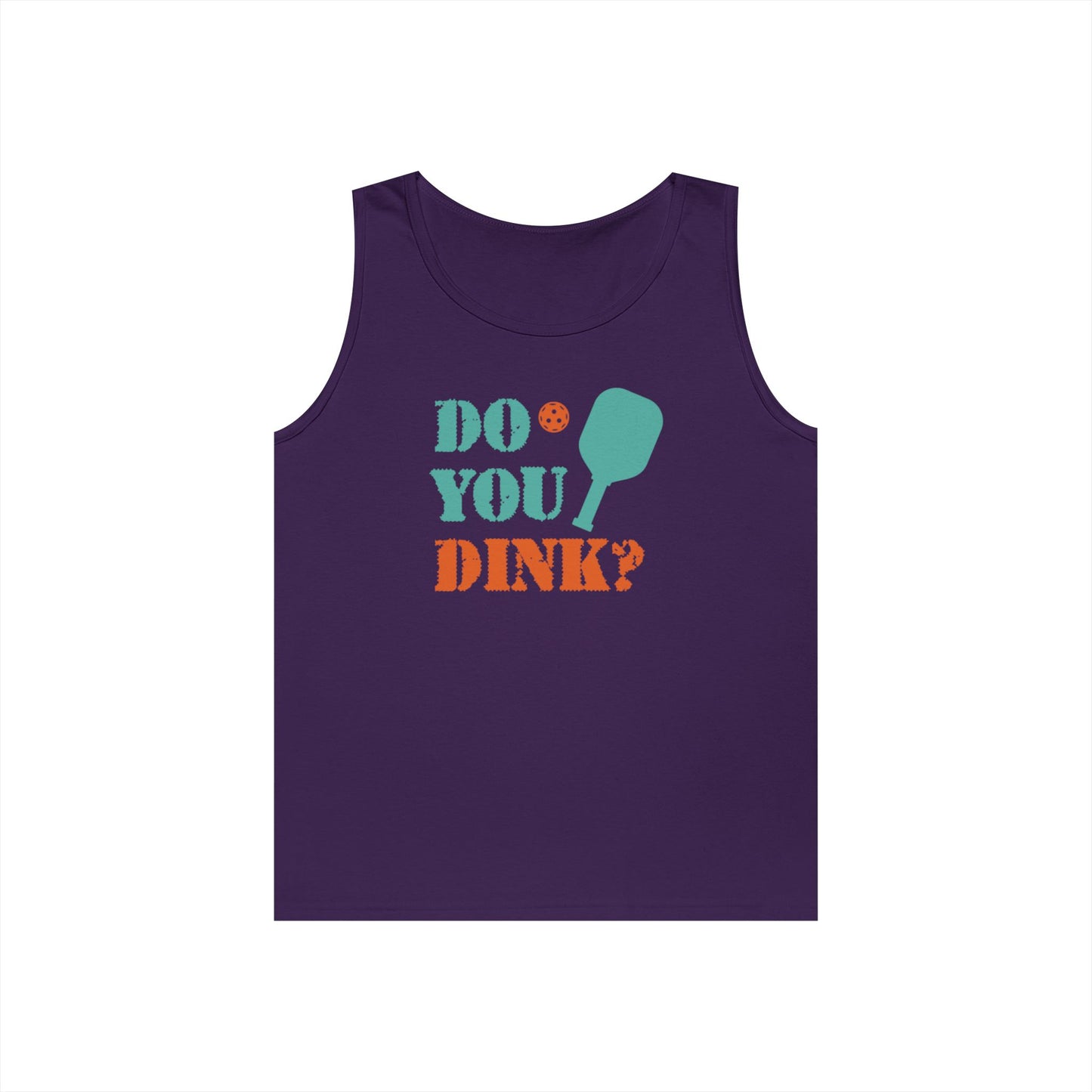 Men's Durable Pickleball Tank Top - Do You Dink? Purple