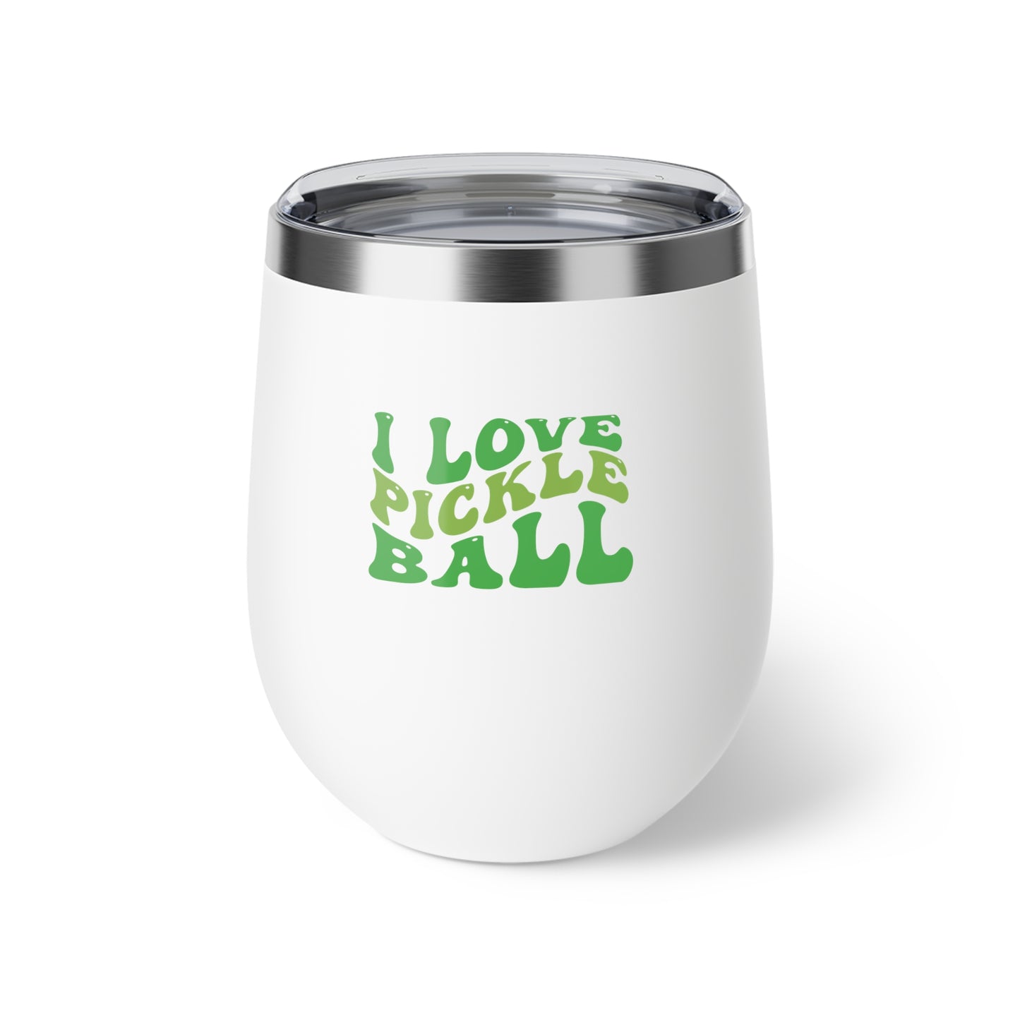 Pickleball Durable Cup - I Love Pickleball White