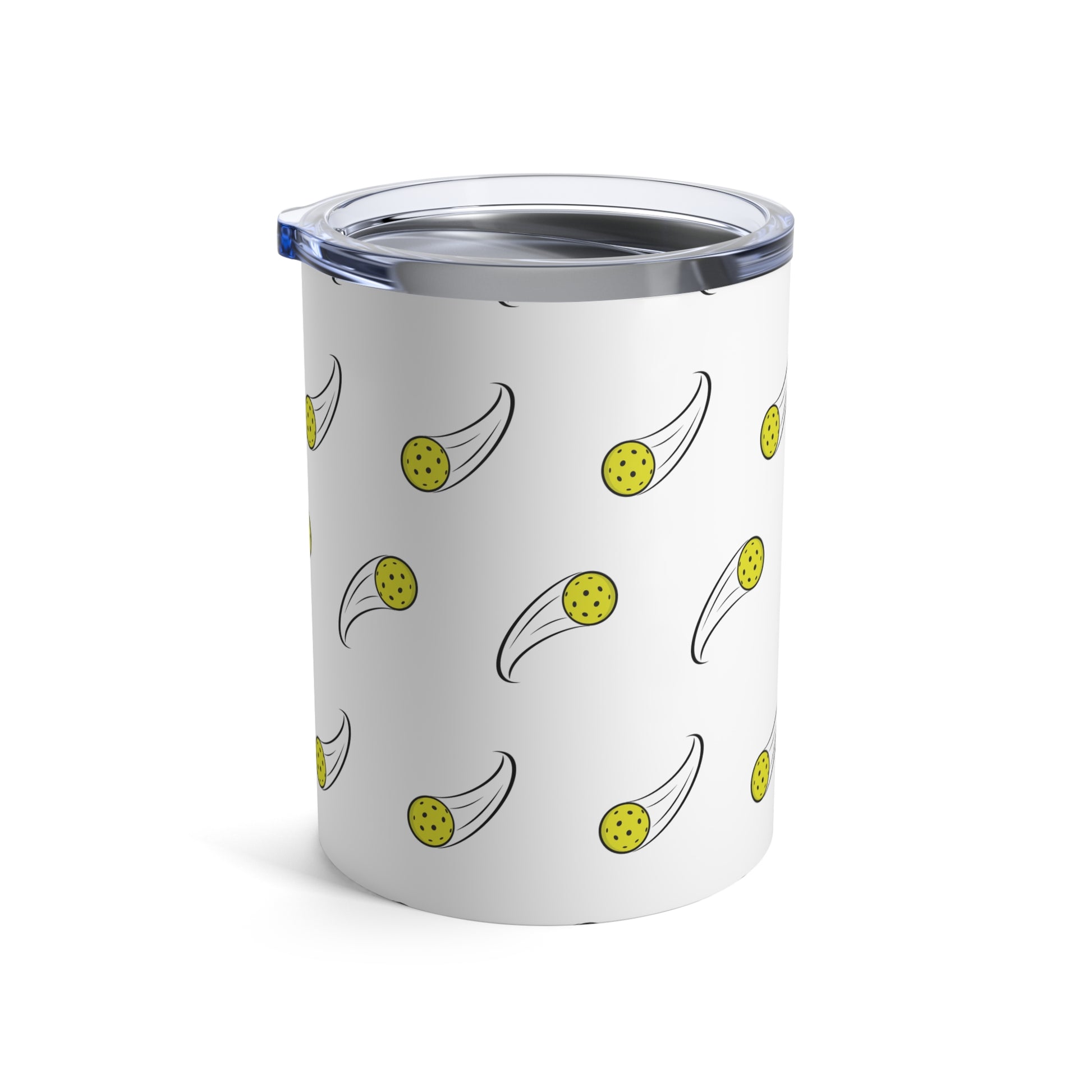 Pickleball Cute Tumbler - Yellow Pickleball Balls