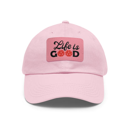 Pickleball Cute Cap - Life is Good Pink