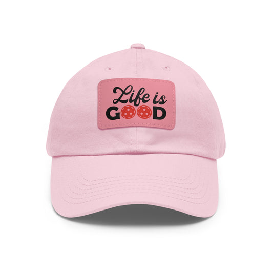 Pickleball Cute Cap - Life is Good Pink