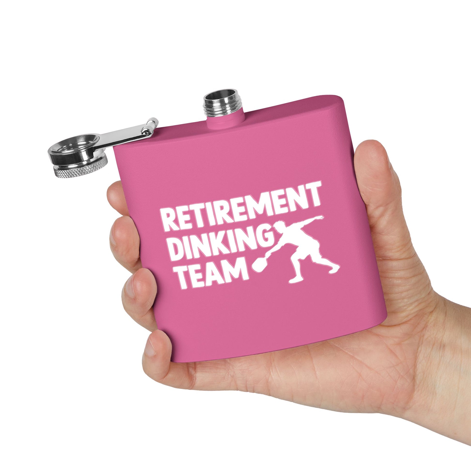 Pickleball Sporty Flask - Retirement Dinking Team