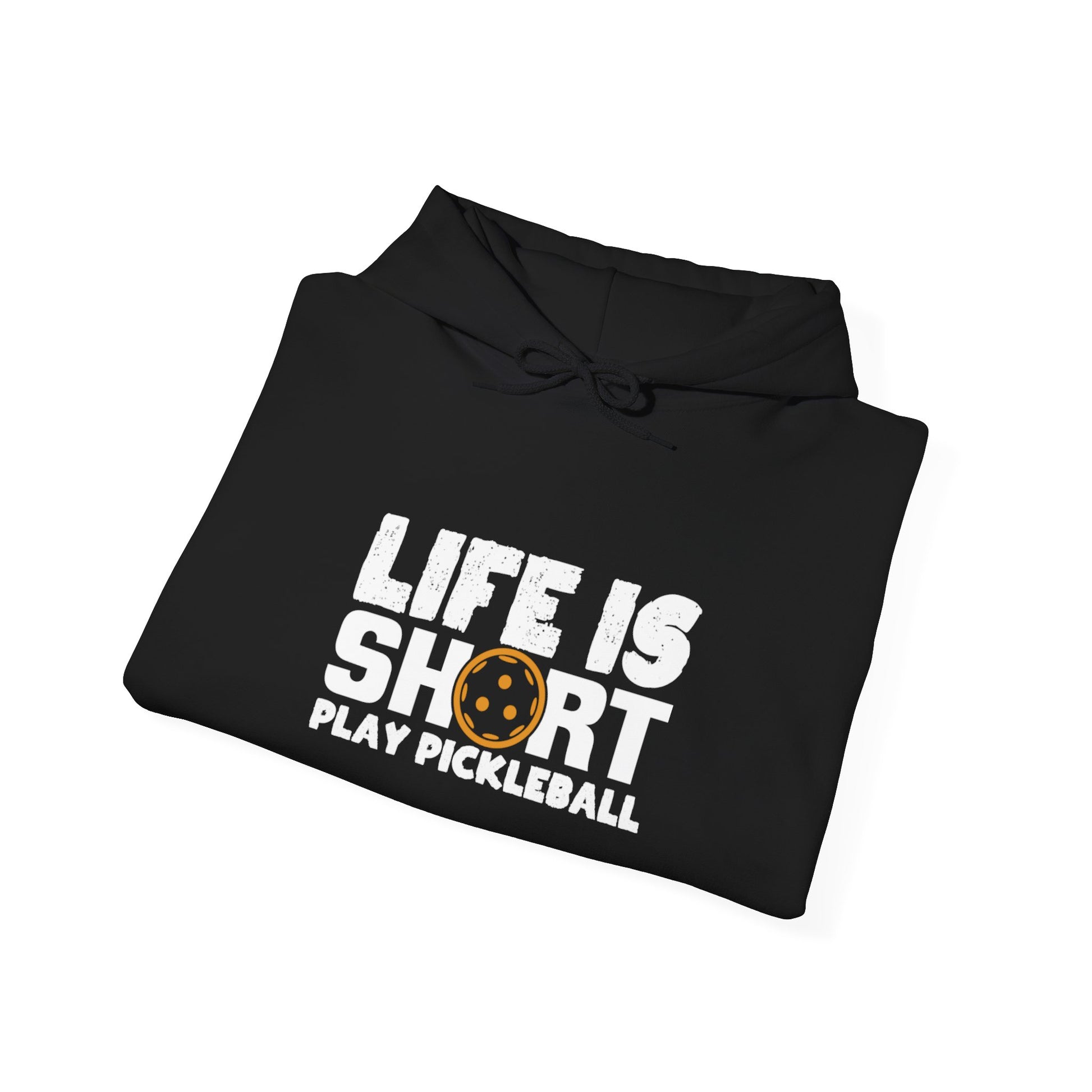 Women's Quirky Pickleball Hoodie - Life Is Short Play Pickleball