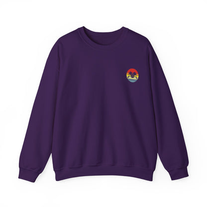 Men's Cool Pickleball Sweatshirt - Just a Guy Who Loves Pickleball Purple