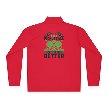 Men's Pickleball Pullover - Life Is Good Pickleball Make It Better