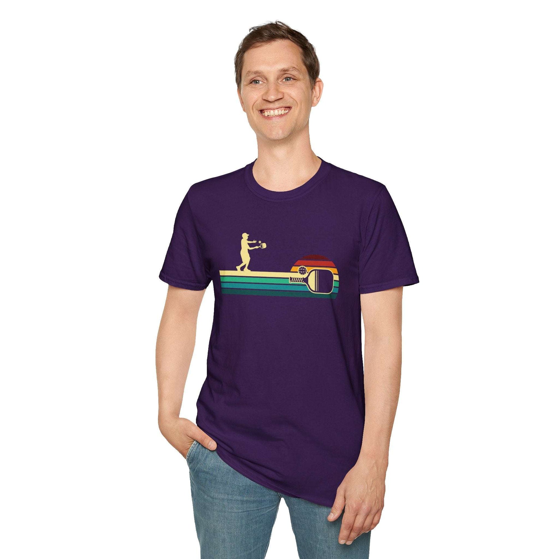 Men's Funny Pickleball T-Shirt - Pickleball Retro