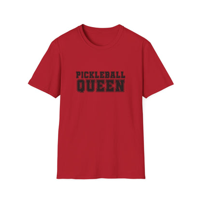 Women's Cute Pickleball T-shirt - Pickleball Queen Red
