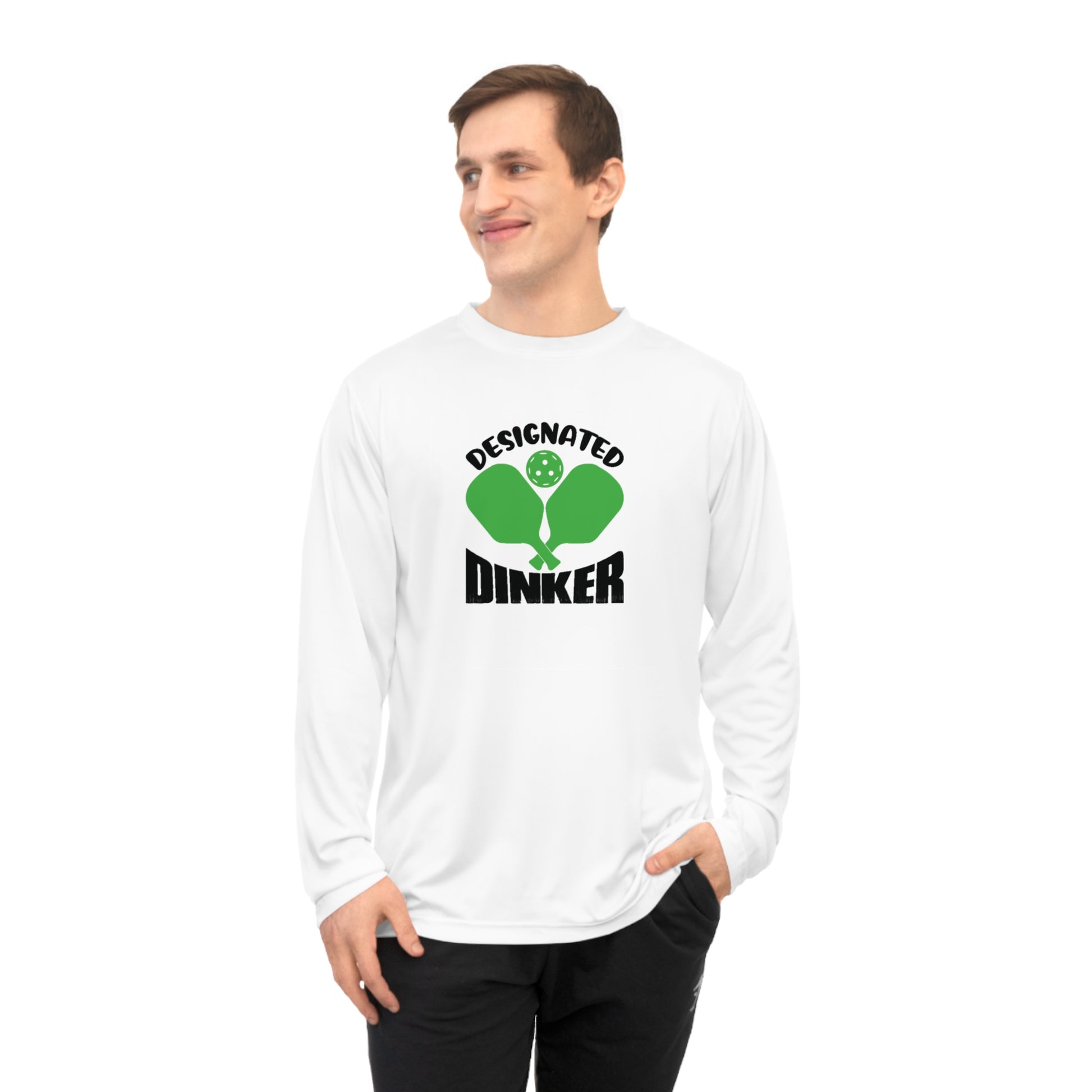 Men's Durable Pickleball Long Sleeves top - Designated Dinker