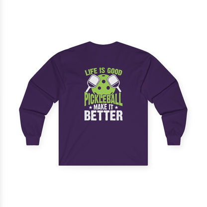 Men's Comfy Pickleball Long Sleeves top - Pickleball Make It Better