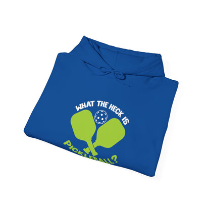 Women's Funny Pickleball Hoodie - What the Heck Is Pickleball?