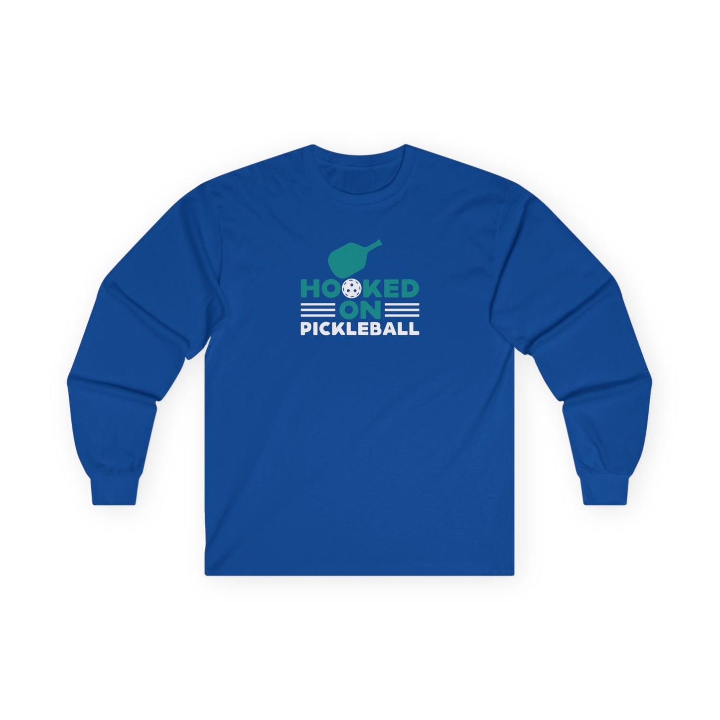 Women's Bold Pickleball Long Sleeves top - Hooked on Pickleball Royal