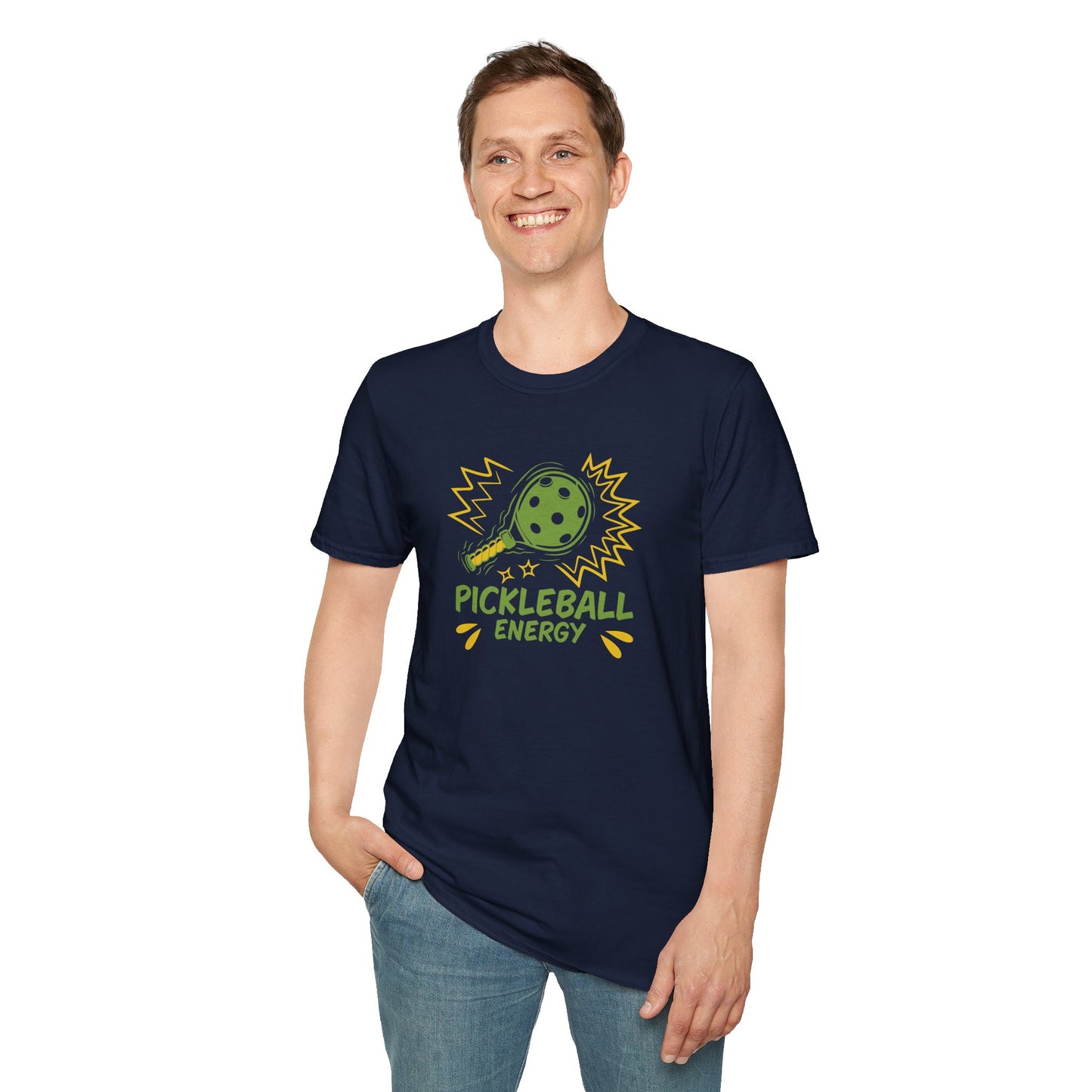 Men's Playful Pickleball T-shirt - Pickleball Energy