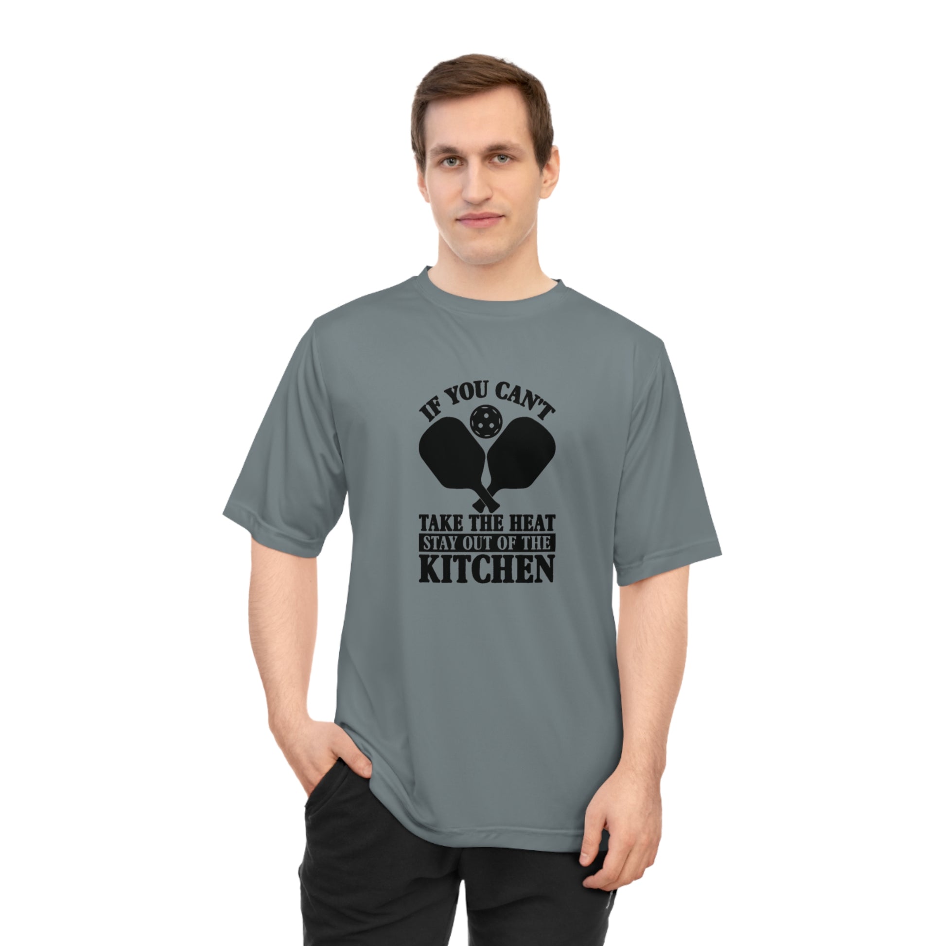 Men's Fun Pickleball T-shirt - If You Can't Take the Heat Stay Out