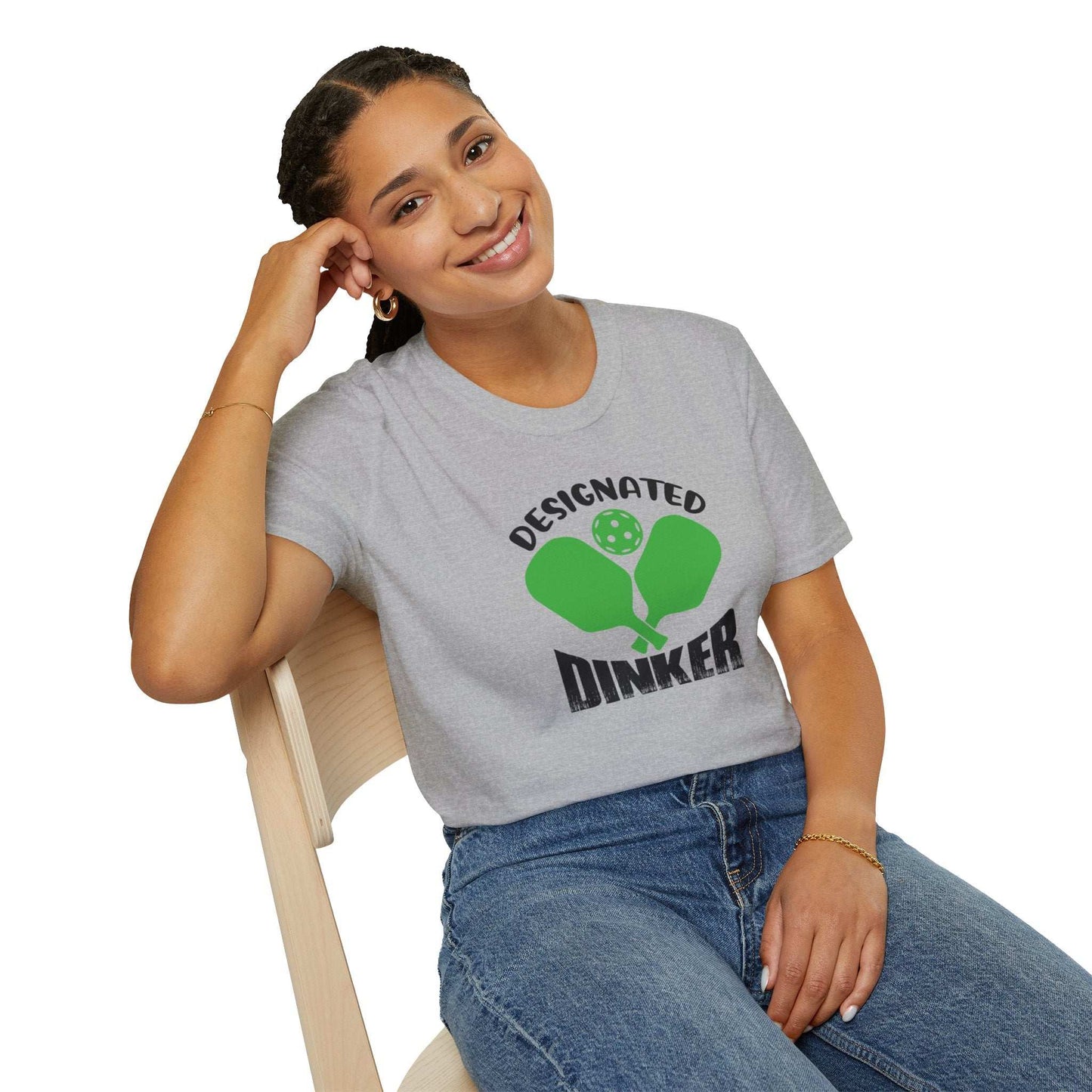 Women's Funny Pickleball T-shirt - Designated Dinker