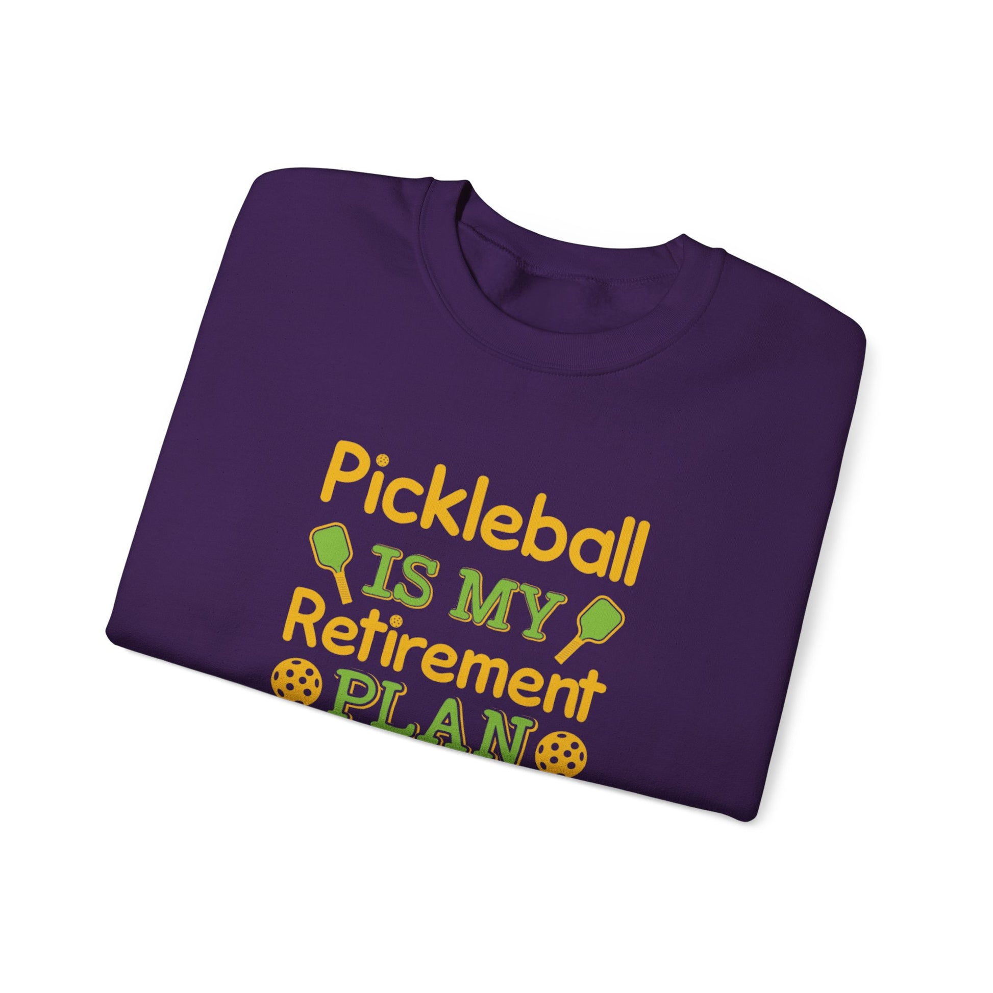 Men's Funny Pickleball Sweatshirt - Pickleball Is My Retirement Plan