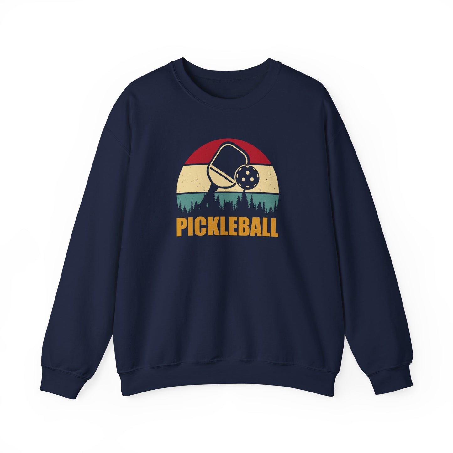 Men's Comfy Pickleball Sweatshirt - Pickleball Retro