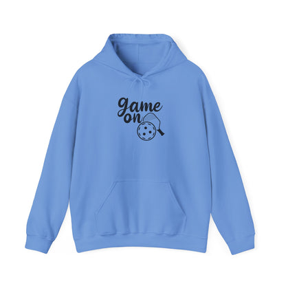 Men's Stylish Pickleball Hoodie - Game On Blue