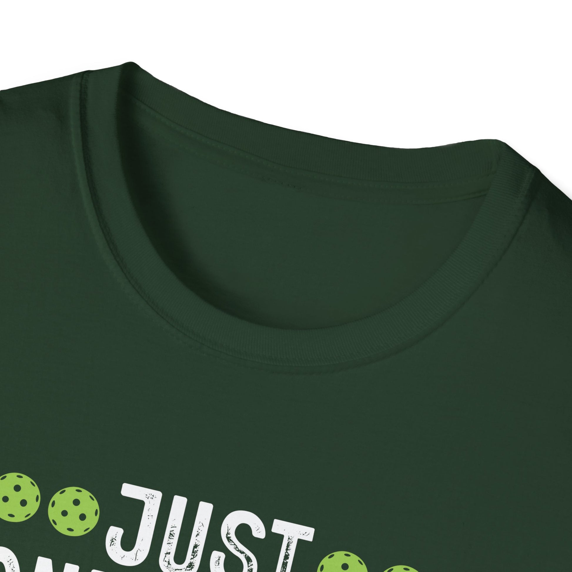 Men's Comfy Pickleball T-shirt - Just One More Game I Promise