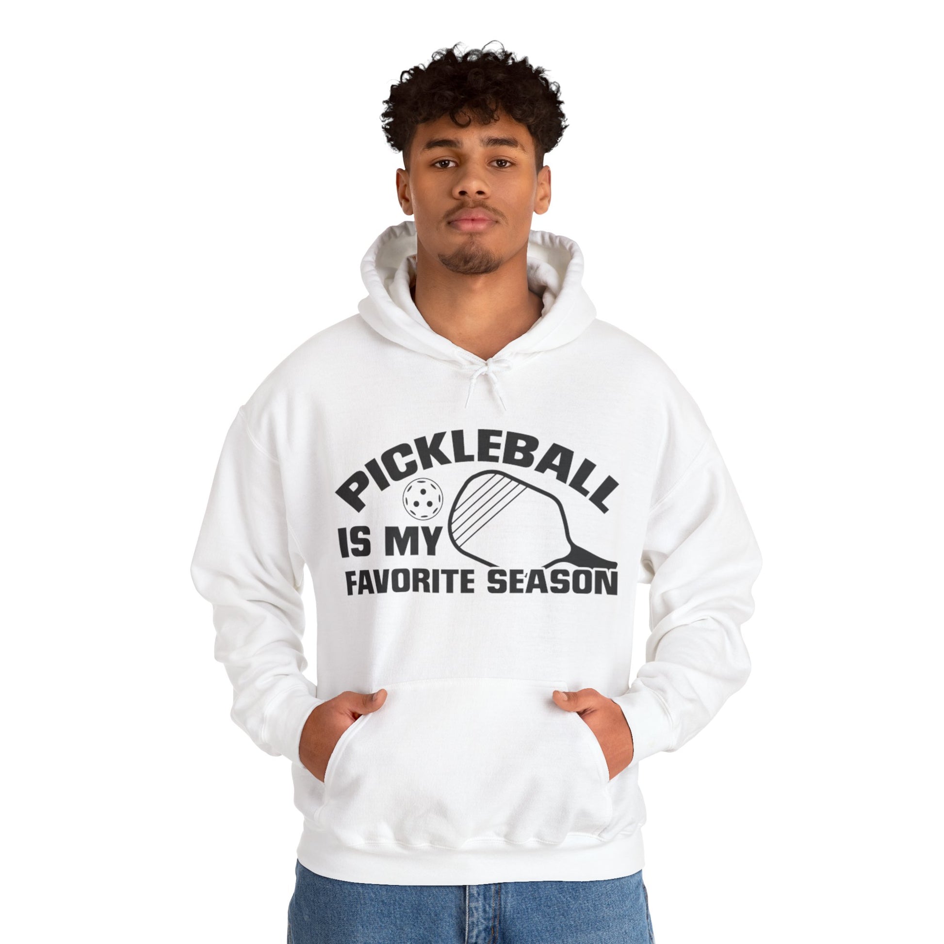Men's Hilarious Pickleball Hoodie - Pickleball is My Favorite Season