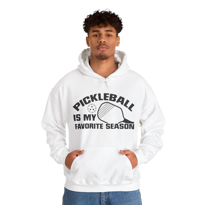 Men's Hilarious Pickleball Hoodie - Pickleball is My Favorite Season