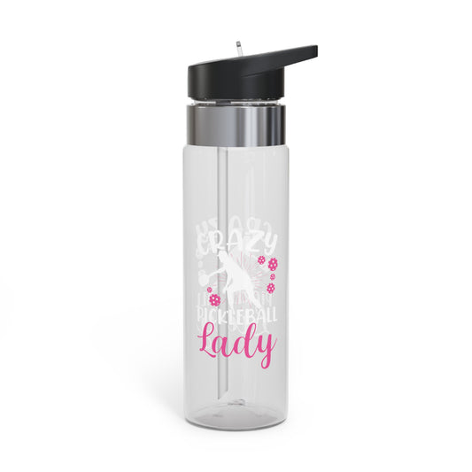 Funny Pickleball Bottle - Crazy Pickleball Lady 20oz