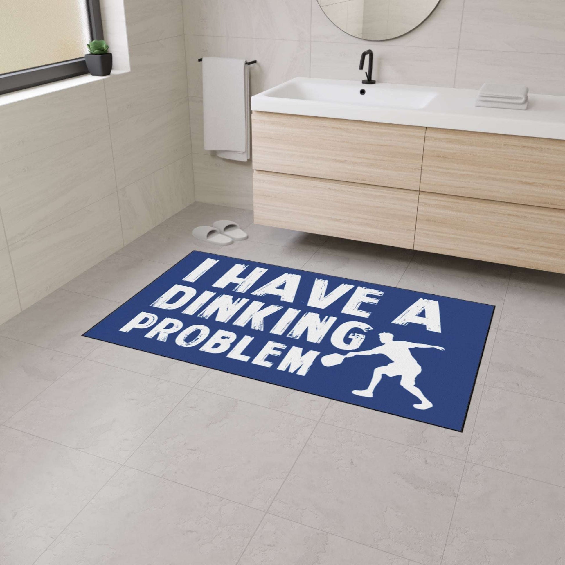 Pickleball Playful Heavy-duty Floor Mat - I Have a Dinking Problem