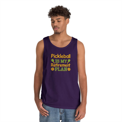 Men's Funny Pickleball Tank Top - Pickleball Is My Retirement Plan