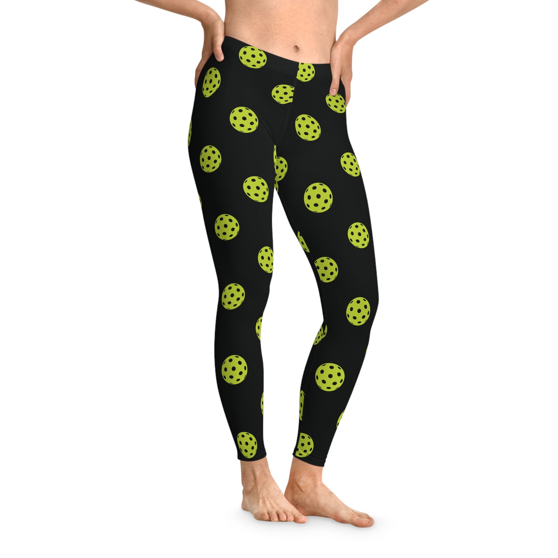 Women's Playful Pickleball Legging - Pickleball Ball
