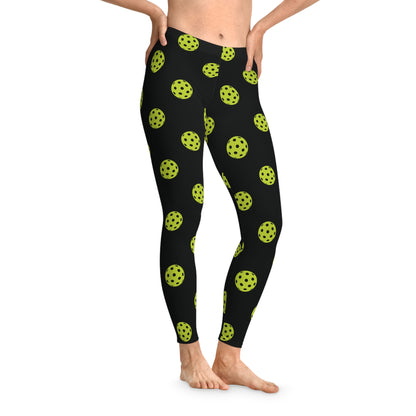 Women's Playful Pickleball Legging - Pickleball Ball