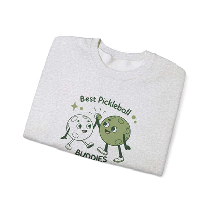 Women's Cute Pickleball Sweatshirt - Best Pickleball Buddies