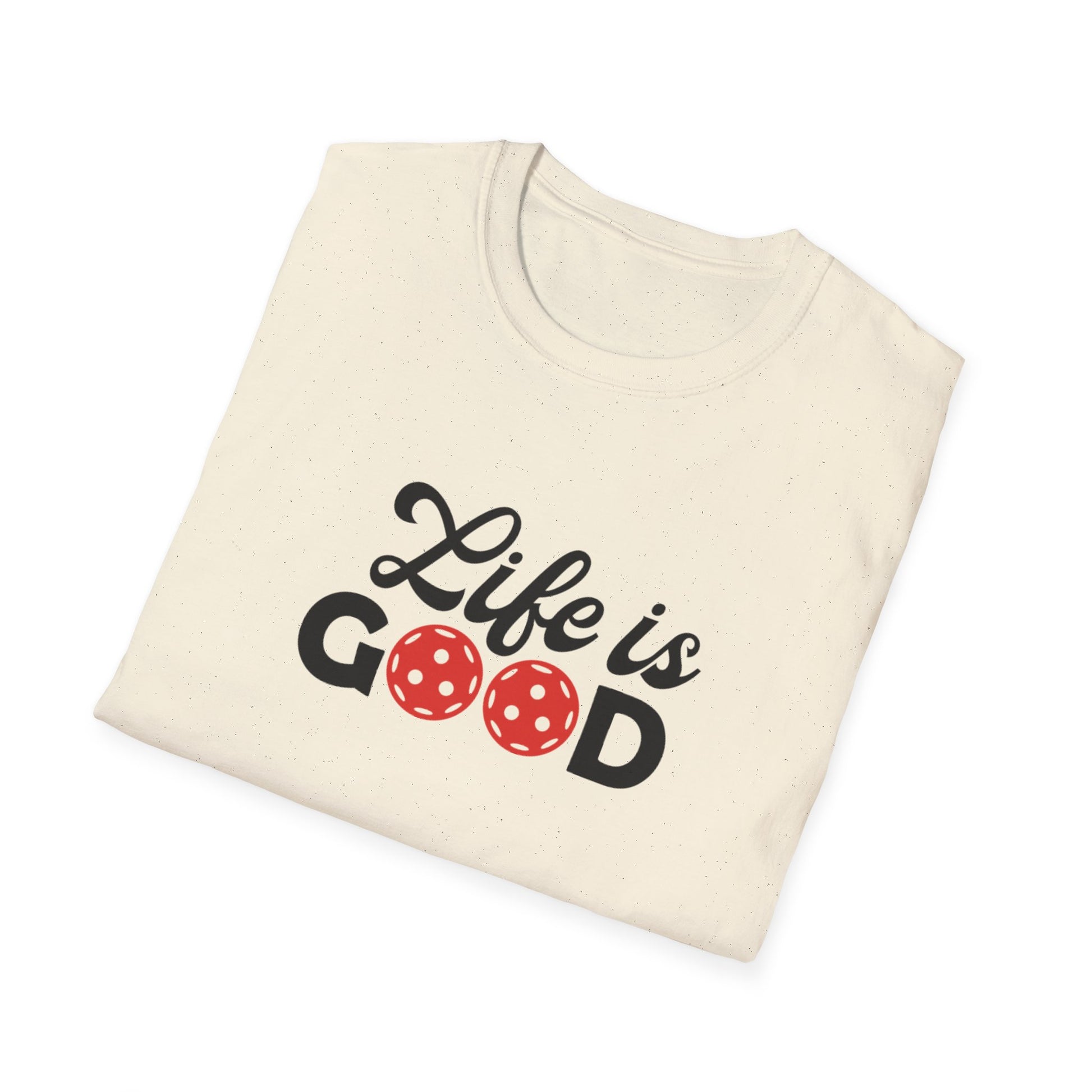 Women's Cute Pickleball T-shirt - Life is Good