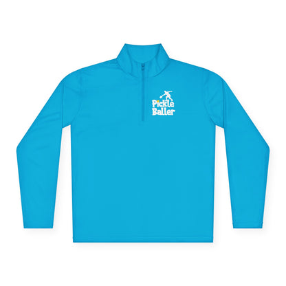 Women's Lightweight Pickleball Pullover - Happy People Play Pickleball Blue