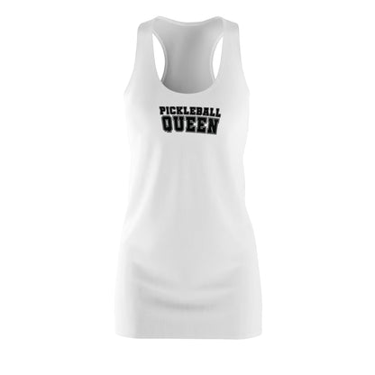 Women's Comfy Pickleball Dress - Pickleball Queen White