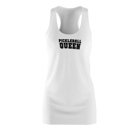 Women's Comfy Pickleball Dress - Pickleball Queen White